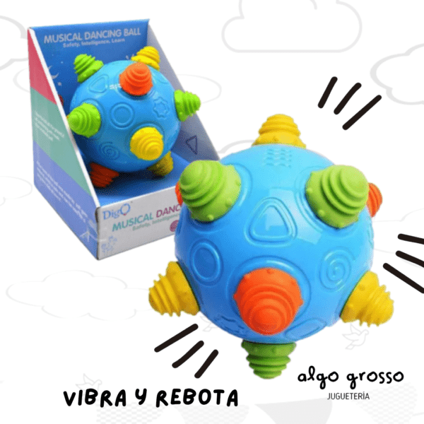 PELOTA VIBRACIONES DANCING BALL 18CM art.ZPYA1310432M