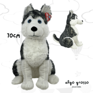 PERRO SIBERIANO SENTADO 70CM art.3837