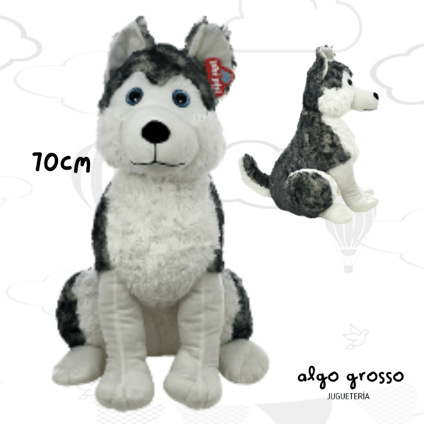 PERRO SIBERIANO SENTADO 70CM art.3837