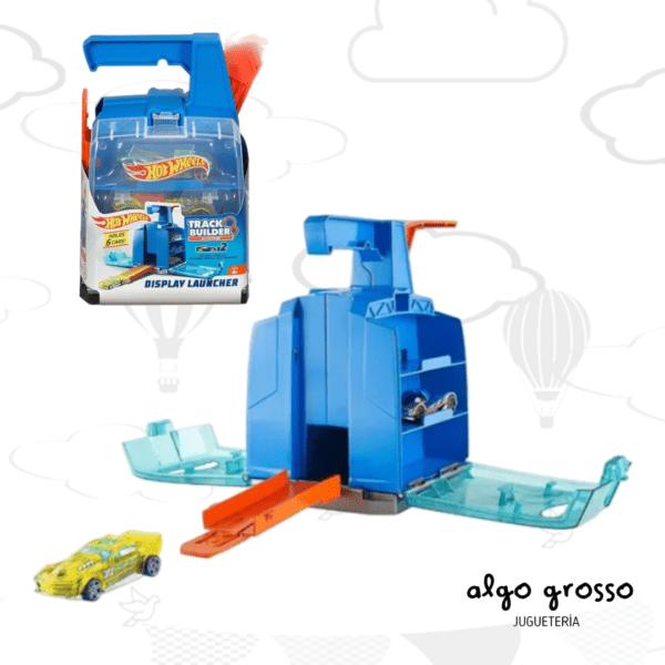 HOT WHEELS LANZADOR DE PRESENTACION + 2 AUTOS art.GCF92