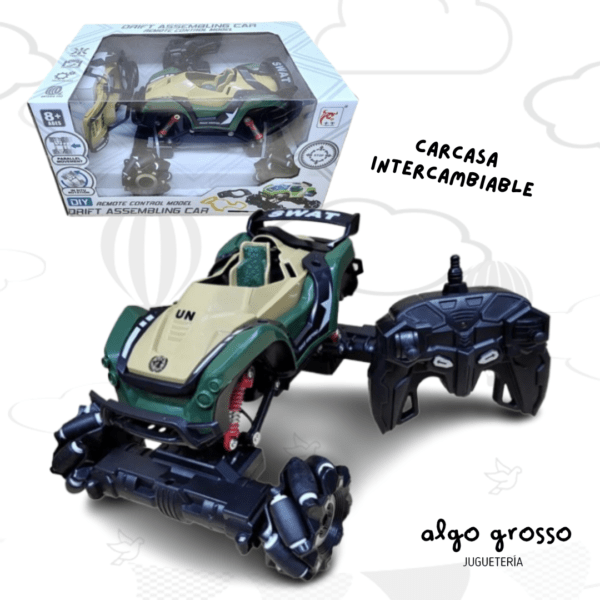 CAMIONETA TODO TERRENO A RADIO CONTROL CARCASA INTERCAMBIABLE art.FN005-1 // 6479