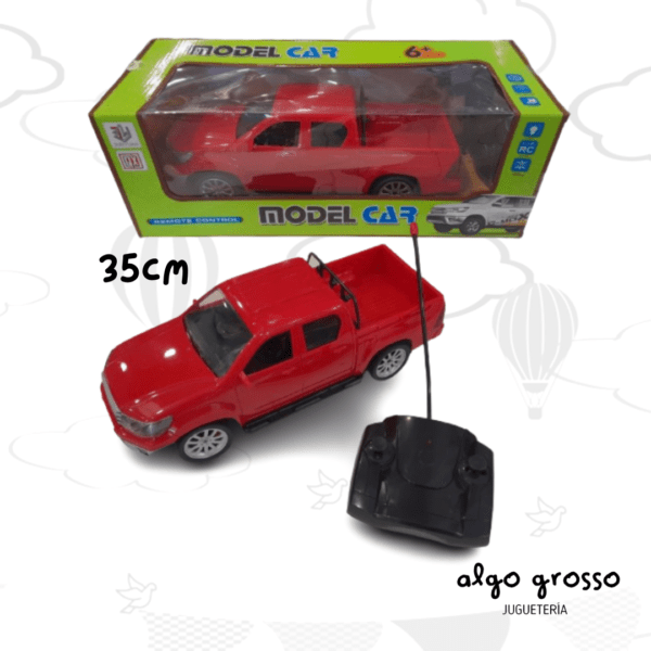 CAMIONETA HILUX RADIO CONTROL 1:12 CON LUZ - RECARGABLE USB art.QX3866-54/6672