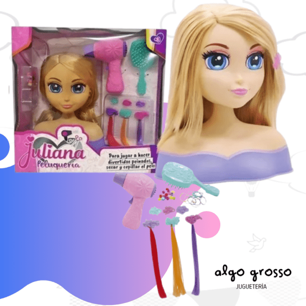 JULIANA PELUQUERIA CABEZA PARA PEINAR art.SISJUL027
