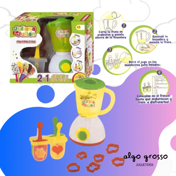 JULIANA Y JULIAN FRUTIPALETAS + ACCESORIOS art.SISJYJ009