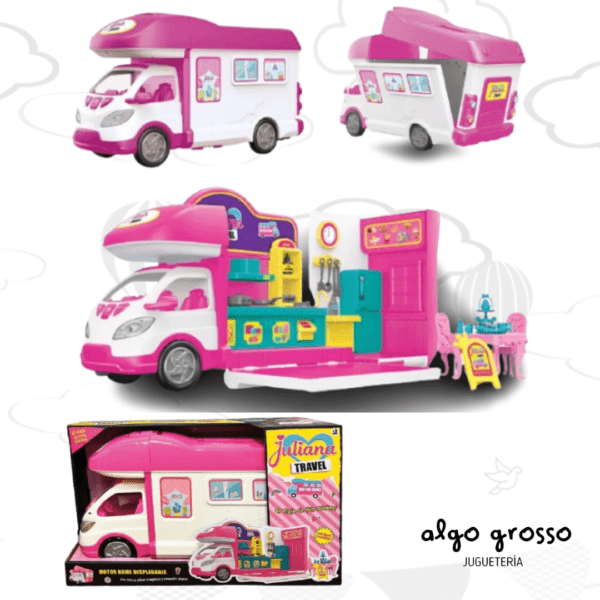 JULIANA TRAVEL MOTORHOME DE 40cm + ACCESORIOS art.SISJUL078