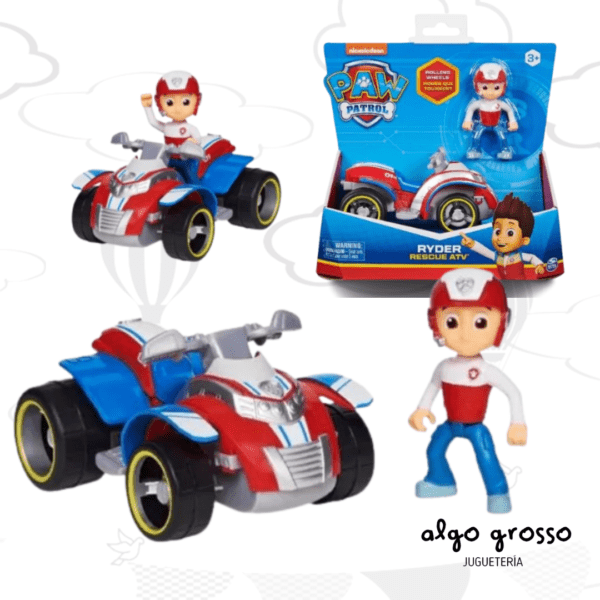 PAW PATROL VEHICULO + FIGURA RYDER art.16775