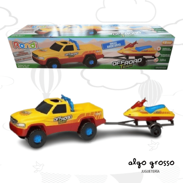 RONDI CAMIONETA CON MOTO DE AGUA OFF ROAD TEAM  art.6205