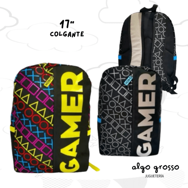 MOCHILA COLGANTE GAMER 17" art.102427