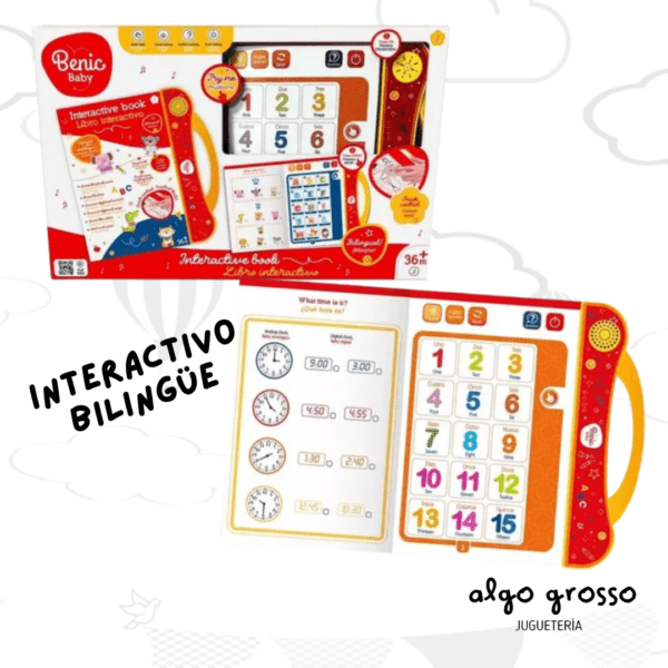 LIBRO INTERACTIVO CON SONIDO - BILINGÜE art.BB156/6638