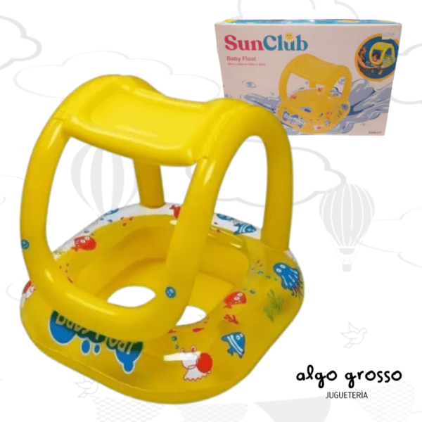 SALVAVIDA SILLA - ASIENTO BEBE CON TECHO SUNCLUB art.131915/37243