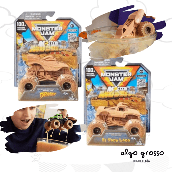 MONSTER JAM MISTERY MUDDERS 9CM BLISTER art.58771
