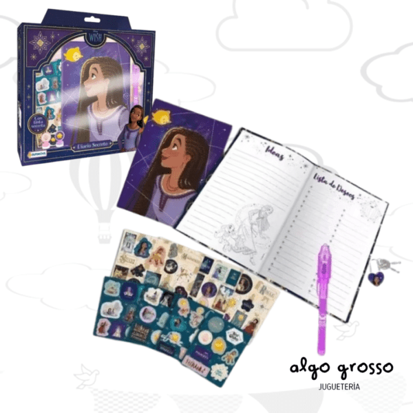 WISH DIARIO SECRETO CON LAPICERA MAGICA art.DWS00190