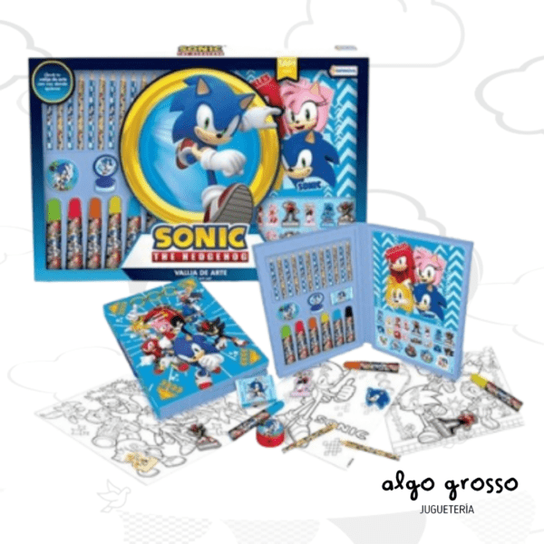 VALIJA DE ARTE SONIC FULL ART SET art.SNC01225