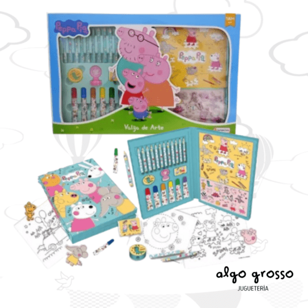 VALIJA DE ARTE PEPPA PIG FULL ART SET art.EPP06363