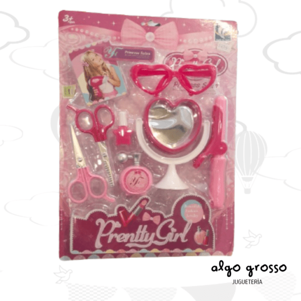 SET DE BELLEZA PRENTTY GIRL CON ACCESORIOS - BLISTER art.12400