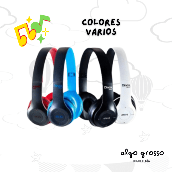 AURICULARES VINCHA INALAMBRICOS PLEGABLE art.DX-SAUW147