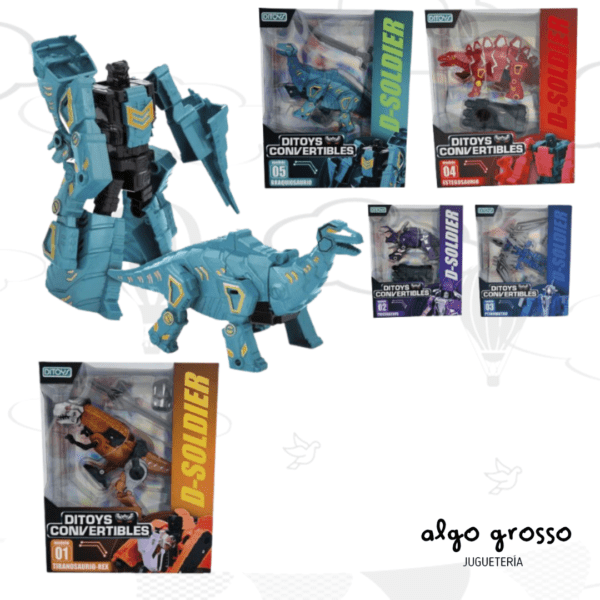 DITOYS CONVERTIBLES DINOSAURIOS art.2573
