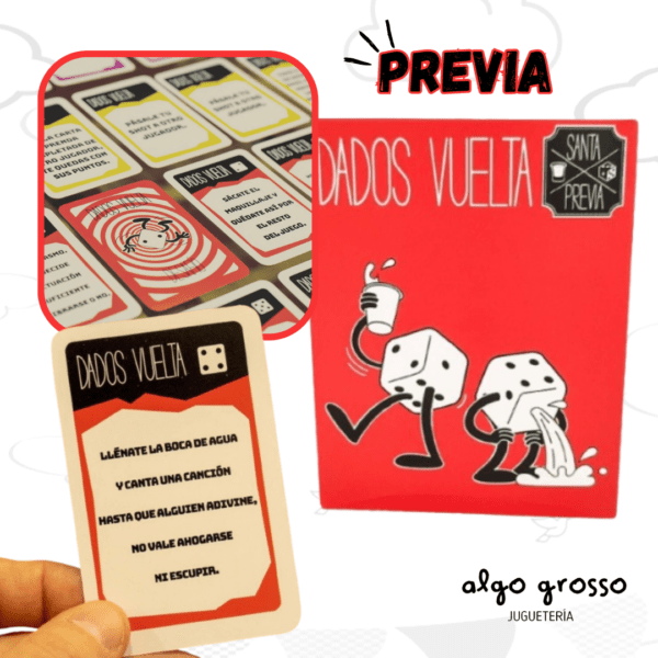 DADOS VUELTA JUEGO DE MESA