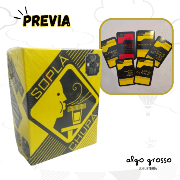 SOPLA Y CHUPA JUEGO DE MESA