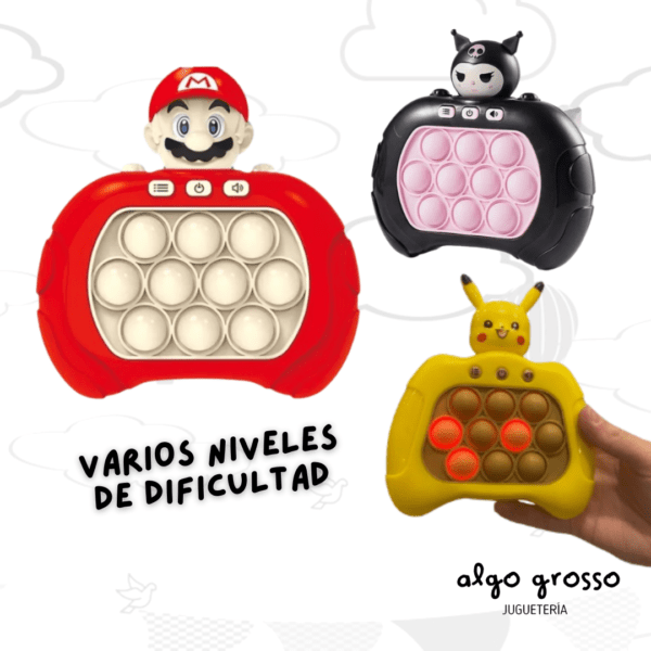 POP IT ELECTRONICO PERSONAJES