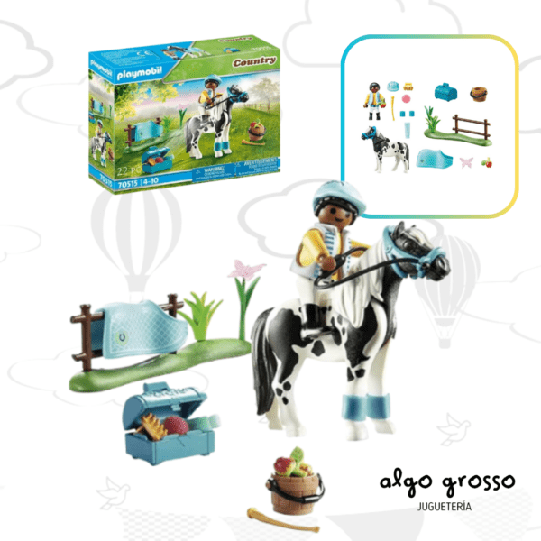PLAYMOBIL COUNTRY PONY COLECCIONABLE LEWITZER art.70515