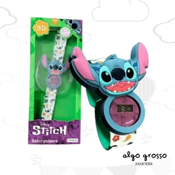 RELOJ STICH 3D GOMA art.DMD00116