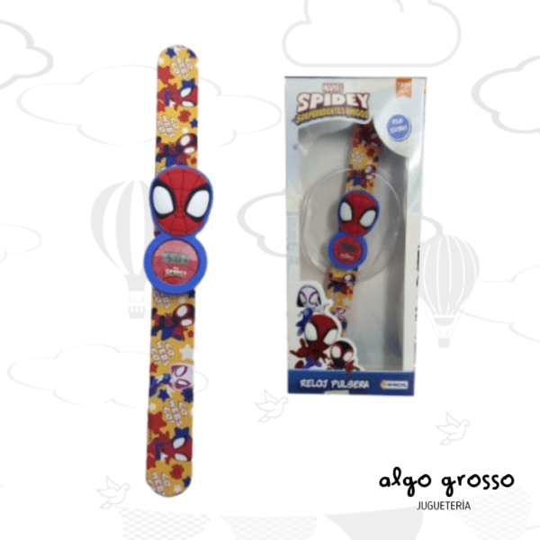 RELOJ SPIDER 3D GOMA art.VSP03308