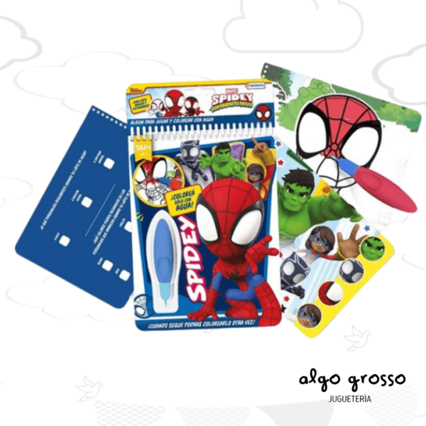 SPIDEY AGUA WOW LIBRO PARA COLOREAR art.VSP03309
