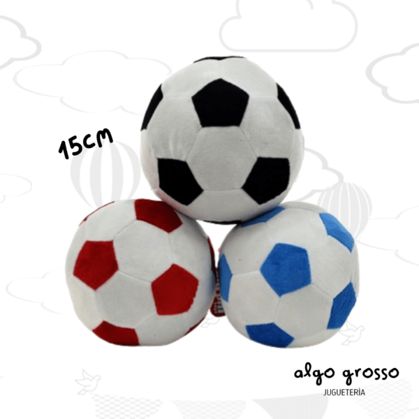PELOTA PELUCHE ROMBOS 15CM art.2309