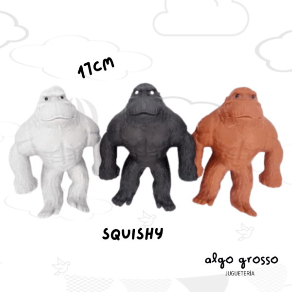SHAKY FRIENDS SQUISHY/APRETABLE GORILA 17CM art.IK0392