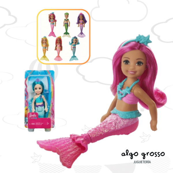BARBIE DREAMTOPIA CHELSEA SIRENA DE 15CM art.GJJ85