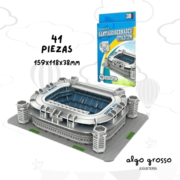ESTADIO 3D SANTIAGO BERNABEU x41 PIEZAS art.QC20602S