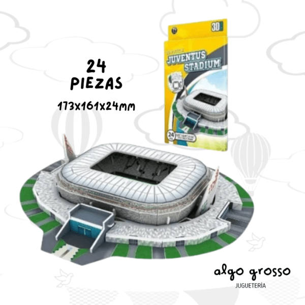 ESTADIO 3D JUVENTUS x24 PIEZAS art.QC20609S