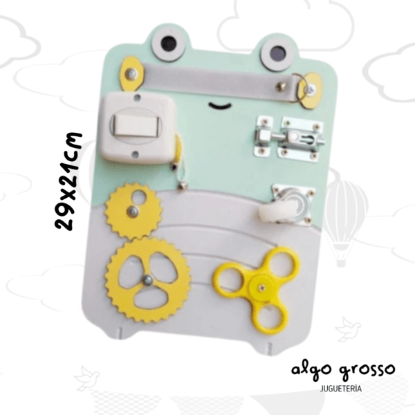 TABLERO DIDACTICO MADERA RANA art.WA00138