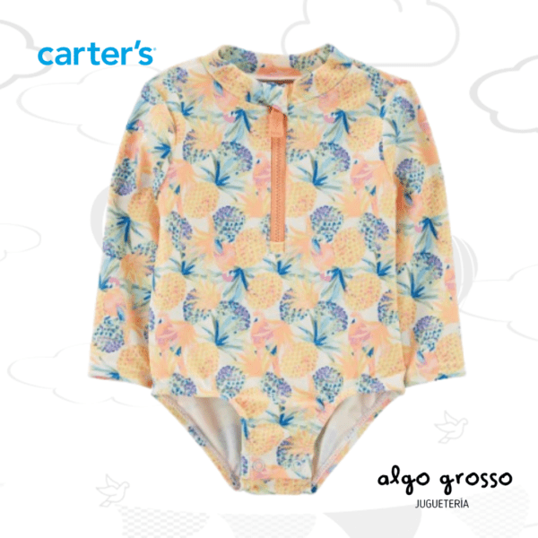 TRAJE DE BAÑO DE 1 PIEZA PIÑAS TALLE 12M art.1P318110