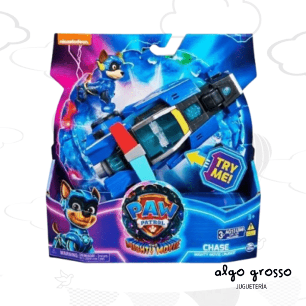 PAW PATROL THE MIGHTY MOVIE VEHICULO CON LUZ Y SONIDO + FIGURA art.17776M - Imagen 3