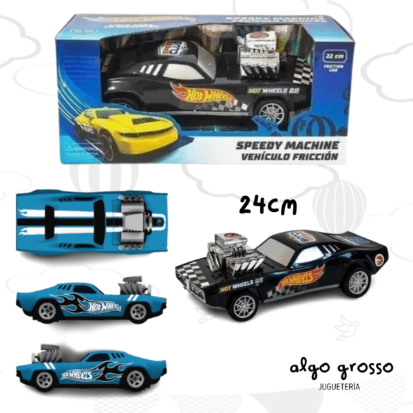 HOT WHEELS SPEEDY MACHINE VEHICULO A FRICCION art.96700