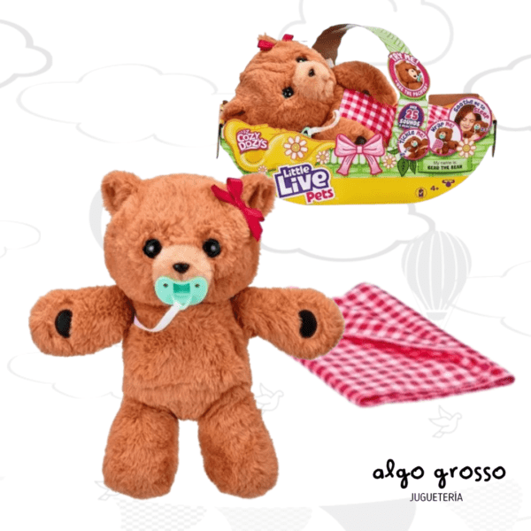 LITTLE LIVE PETS COZY DOZYS OSO INTERACTIVO 29CM art.26377