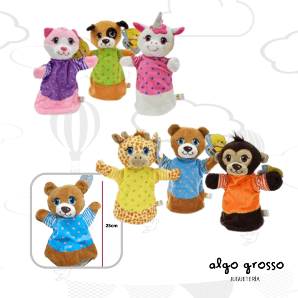 TITERE ANIMALES SURTIDOS PELUCHE 25CM art.B6178