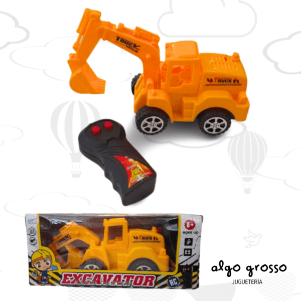 EXCAVADORA A RADIO CONTROL 2 FUNCIONES art.52617