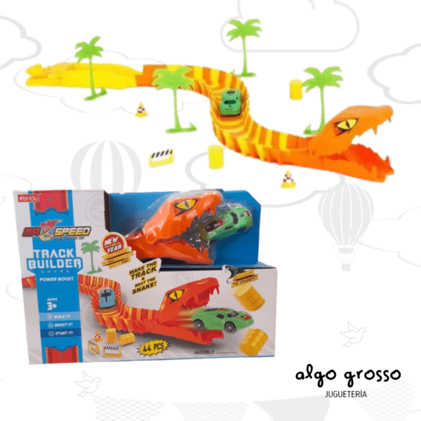 LANZADOR SERPIENTE + AUTO Y RAMPA art.54563
