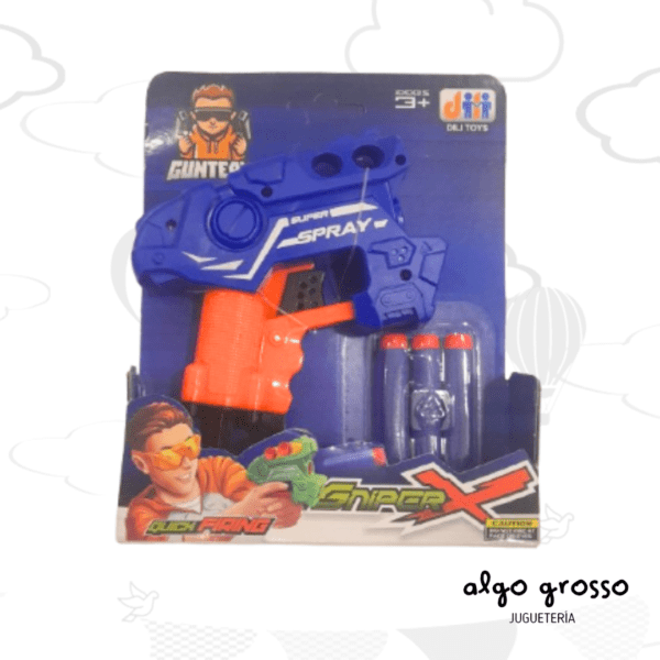 ARMA LANZA DARDOS GUNTEAM SNIPER X + 3 DARDOS art.53898