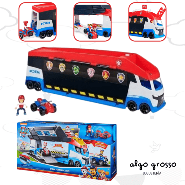 PAW PATROL PATROLLER VEHICULO 70CM CON ACCESORIOS Y SONIDO art.17729