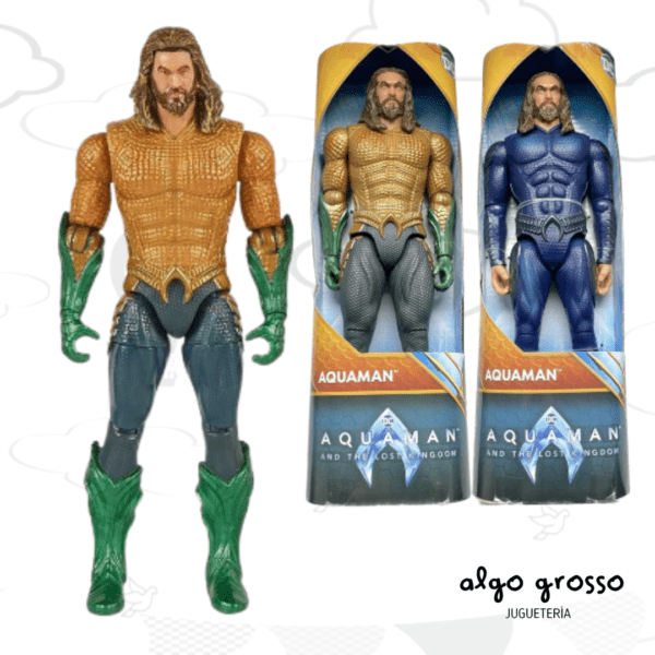 AQUAMAN FIGURA ARTICULADA 30CM DC COMICS art.36807