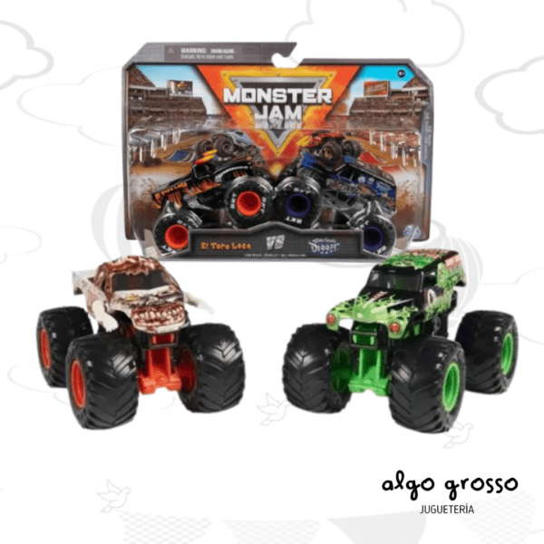 MONSTER JAM 2 VEHICULO METAL - SURTIDOS art.58702