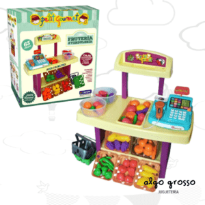 PETIT GOURMET FRUTERIA Y VERDULERIA + 63 ACCESORIOS art.2009