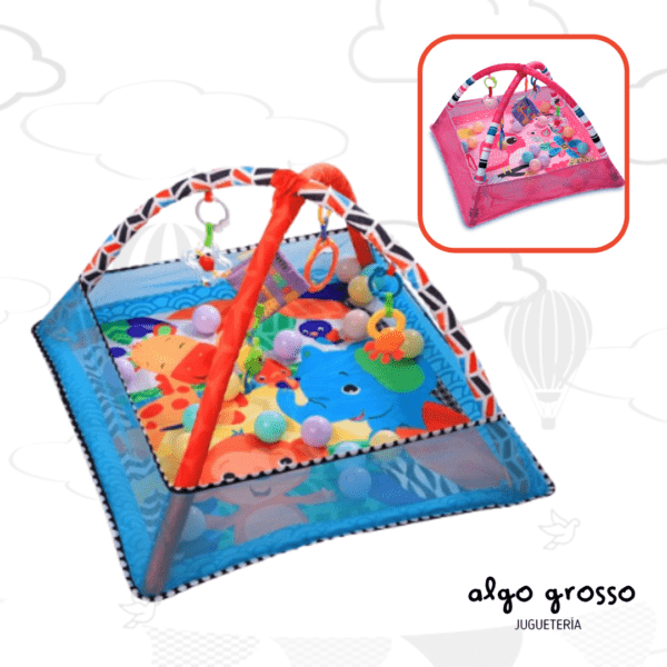 GIMNASIO PELOTERO EXPLORER + 18 PELOTAS Y ACCESORIOS art.JJ9038