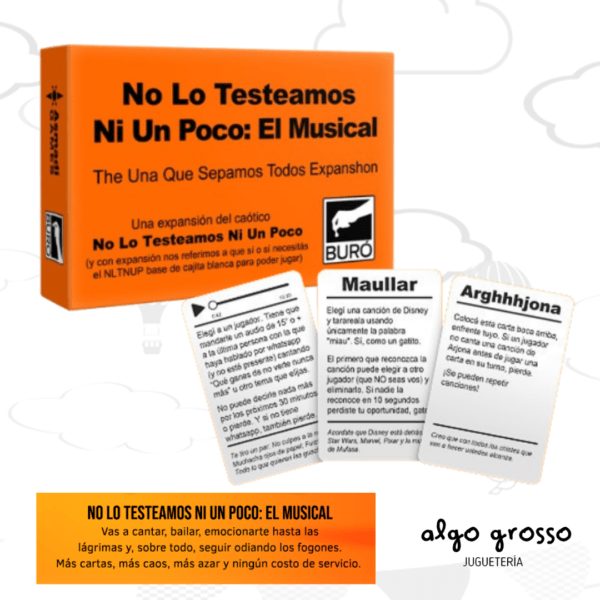 NO LO TESTEAMOS NI UN POCO - EXPANSION EL MUSICAL QUE SEPAMOS TODOS art.NTMUS