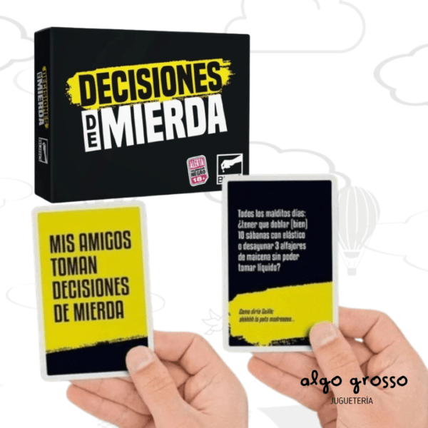 DECISIONES DE MIERDA JUEGO DE MESA art.DDM