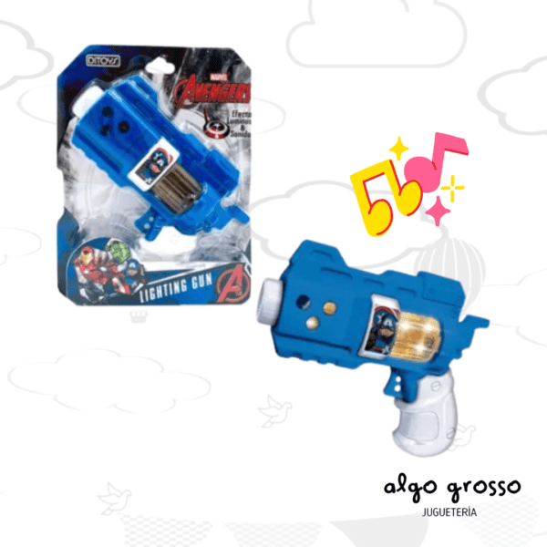 AVENGERS LIGHTING GUN ARMA CON LUZ Y SONIDO art.2562